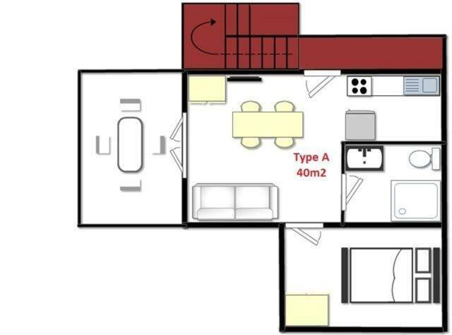 Apartment F-1 Klimno Exteriér fotografie